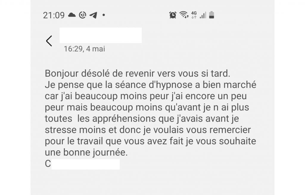 L'Hypnose pour diminuer la peur Bourg-La-Reine  Screenshot C Hypnose pour diminuer La peur Shafik Ben Amar Hypnose Bourg-La-Reine