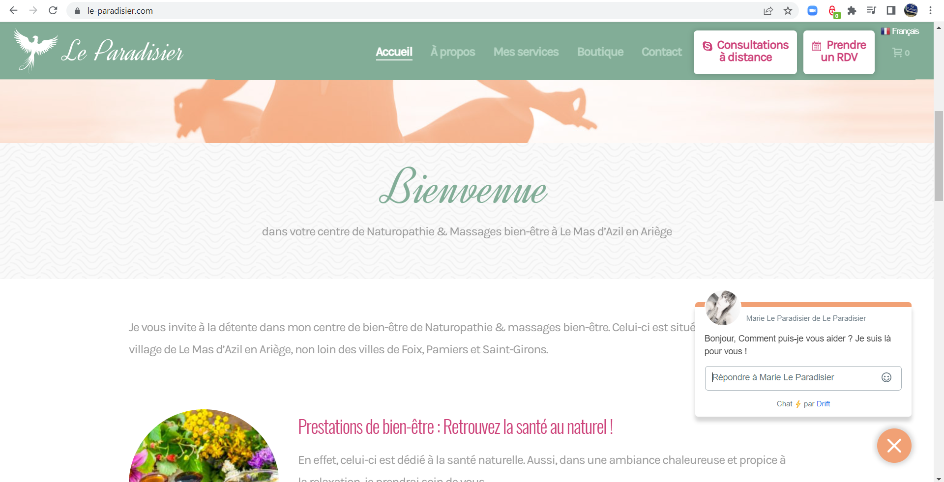 Le paradisier naturopathie