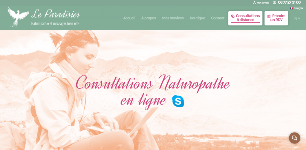 Le-paradisier consultations en ligne de naturopathie